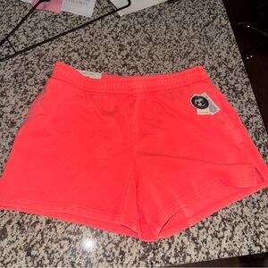Aeropostale Women's Vibrant Coral Athletic Shorts